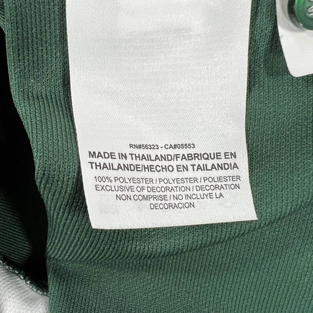 New York Jets Polo Shirt Mens XL Extra Large Green Short Sleeve Nike NFL Footbal